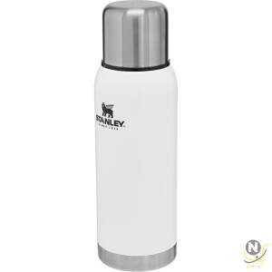 Stanley Adventure Stainless Steel Vacuum Bottle 0.73L / 25OZ Polar White  BPA FREE Stainless Steel Thermos | Keeps Cold or Hot for 20 Hours | Leakproof Lid Doubles as Cup | Lifetime Warranty