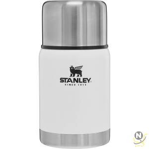 Stanley Adventure Vacuum Food Jar 0.7L / 24OZ Polar White  BPA FREE Stainless Steel Food Thermos | Keeps Cold or Hot for 15 Hours | Leakproof Lid Doubles as Cup | Lifetime Warranty
