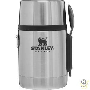 Stanley Adventure Stainless Steel All-In-One Food Jar 0.53L / 18OZ with spork  BPA FREE Stainless Steel Food Thermos