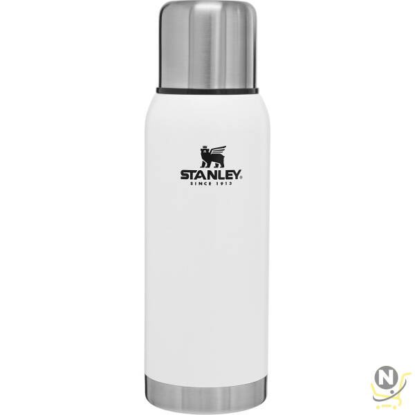 Stanley Adventure Stainless Steel Vacuum Bottle 0.73L / 25OZ Polar White  BPA FREE Stainless Steel Thermos