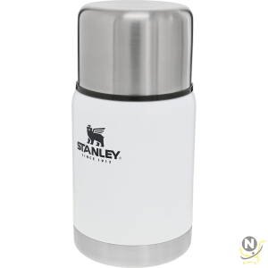 Stanley Adventure Vacuum Food Jar 0.7L / 24OZ Polar White  BPA FREE Stainless Steel Food Thermos | Keeps Cold or Hot for 15 Hours | Leakproof Lid Doubles as Cup | Lifetime Warranty