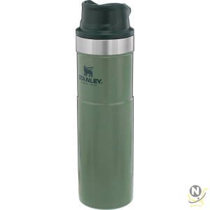 Stanley Classic Trigger Action Travel Mug 0.47L / 16OZ Hammertone Green  Leakproof Cup | Hot & Cold Thermos Bottle | Insulated Tumbler for Coffee