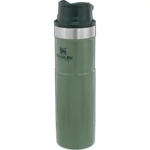 Stanley Classic Trigger Action Travel Mug 0.47L / 16OZ Hammertone Green  Leakproof Cup | Hot & Cold Thermos Bottle | Insulated Tumbler for Coffee