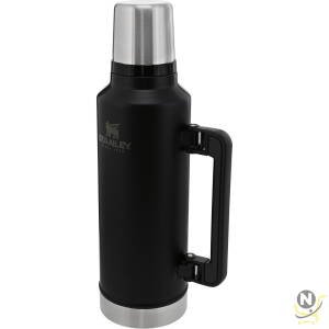 Stanley Classic Legendary Bottle 1.9L / 2.0QT Matte Black  BPA FREE Stainless Steel Thermos | Hot for 45 Hours | Leakproof Lid Doubles as Cup | Dishwasher Safe | Lifetime Warranty