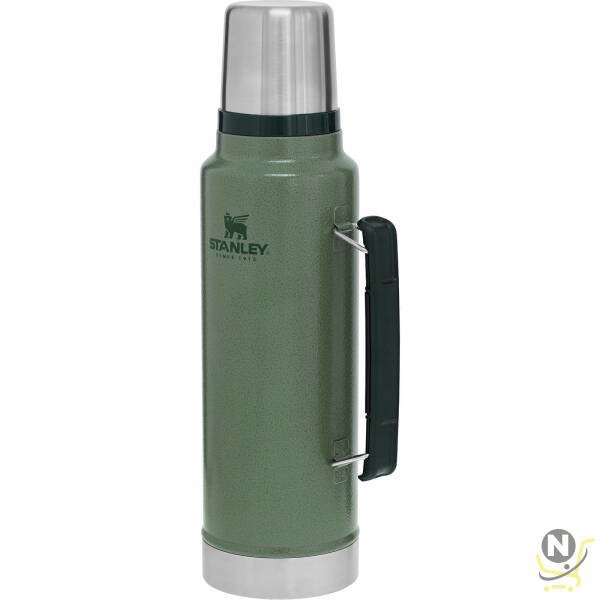 Stanley Classic Legendary Bottle 1L / 1.1QT Hammertone Green  BPA FREE Stainless Steel Thermos