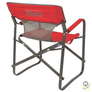 Coleman Chair Steel Deck Red C004