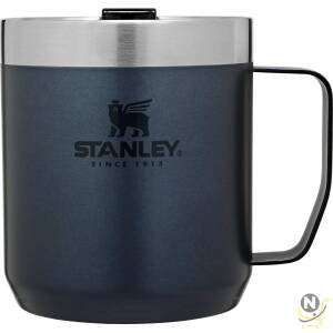 Stanley Classic Legendary Camp Mug 0.35L / 12 OZ Nightfall  Double-wall vacuum insulation | Stainless steel camp mug | BPA-free thermal cup | Dishwasher safe | Single server brewer compatible