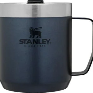 Stanley Classic Legendary Camp Mug 0.35L / 12 OZ Nightfall  Double-wall vacuum insulation | Stainless steel camp mug | BPA-free thermal cup | Dishwasher safe | Single server brewer compatible