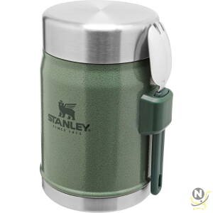 Stanley Classic Legendary Food Jar 0.4L / 14 OZ Hammertone Green with spork  BPA FREE Stainless Steel Food Thermos