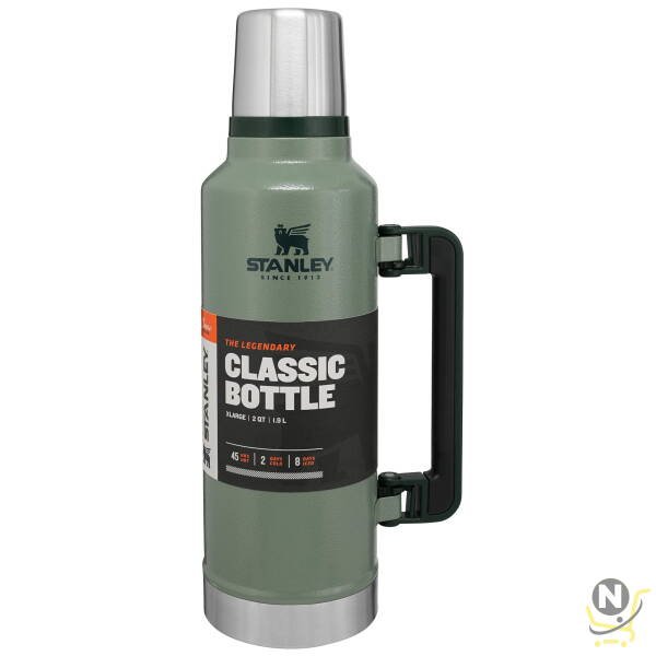 Stanley Classic Legendary Bottle 1.9L / 2.0QT Hammertone Green  BPA FREE Stainless Steel Thermos