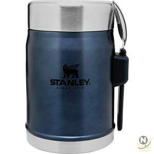 Stanley Classic Legendary Food Jar 0.4L / 14 OZ Nightfall with spork  BPA FREE Stainless Steel Food Thermos