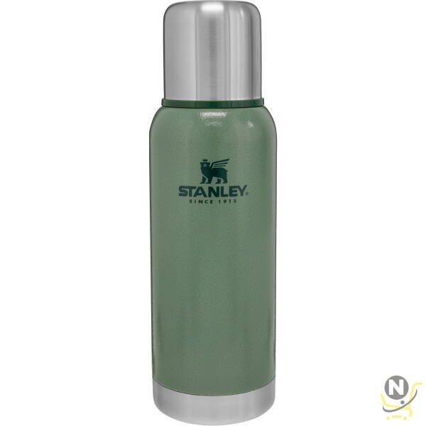 Stanley Adventure Stainless Steel Vacuum Bottle 0.73L / 25OZ Hammertone Green  BPA FREE Stainless Steel Thermos