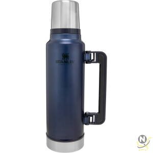 Stanley Classic Legendary Bottle 1.4L / 1.5QT Nightfall  BPA FREE Stainless Steel Thermos | Hot for 40 Hours | Leakproof Lid Doubles as Cup | Dishwasher Safe | Lifetime Warranty