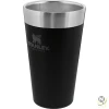 Stanley Adventure Stacking Beer Pint 0.47L / 16OZ Matte Black  Keeps Beer Cold for 4 Hours