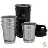 Stanley Adventure Nesting Shot Glass Set 0.59ML / 2OZ Matte Black  BPA FREE Stainless Steel Shot Glasses