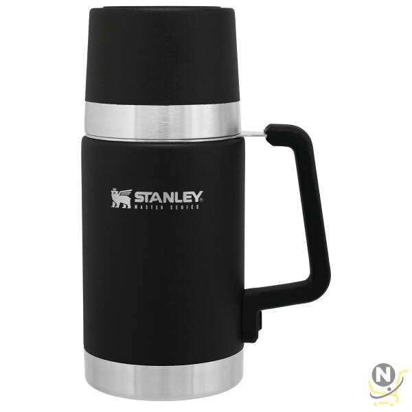 Stanley Master Unbreakable Food Jar 0.7L / 24OZ Foundry Black  BPA FREE Stainless Steel Food Thermos