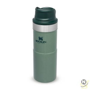 Stanley Trigger Action Travel Mug 0.35L / 12OZ Hammertone Green  Leakproof | Tumbler for Coffee