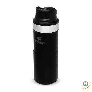 Stanley Trigger Action Travel Mug 0.35L / 12OZ Matte Black  Leakproof | Tumbler for Coffee