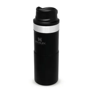 Stanley Trigger Action Travel Mug 0.35L / 12OZ Matte Black  Leakproof | Tumbler for Coffee