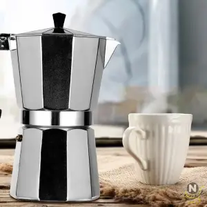 Italian Type Coffee Maker Aluminum Mocha Espresso Percolator Pot Coffee Maker Moka Pot Espresso Shot Maker Espresso Machine