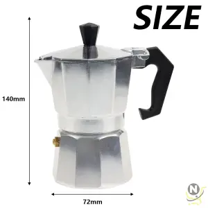 Moka Pot Italian Coffee Machine Espresso Aluminum Geyser Coffee Maker Kettle Latte Stove Classic Coffeeware Barista Accessories