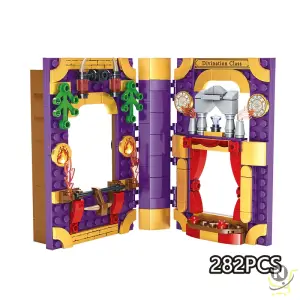 New 4 in 1 Harry Potter Magic Book Building Sets MOC Blocks Classic Movie Hedwig Bricks Toys for Boys Girls Christmas Gifts DIY