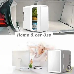 4-6L Refrigerator Mini Portable Cooler Compact Fridge 110V/220V for Car Truck Kitchen Home Use Picnic Camping Silent Freezer