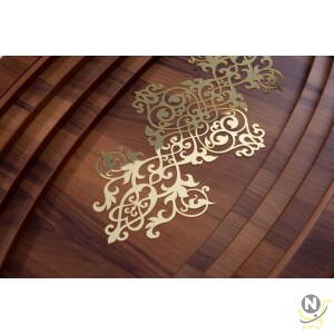 Qadira Oval Classic Coffee Table Walnut