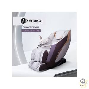 ZEITAKU YAWARAKAI Full Body Sofa Massage Chair for Home and Office with Zero Gravity Airbag Pressure, Heating Bluetooth Audio System and Voice Control