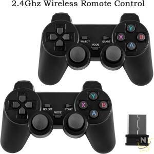 Yuyue wireless retro game console, plug and play video game stick built in 10000+ games,9 classic emulators, 4k high definition hdmi output for tv with dual 2.4g wireless controllers(64g) Buy Online at Best Price in UAE - Nsmah