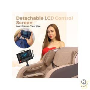 Sparnod Fitness Deluxe Massage Recliner Chair Ultimate Comfort & Relaxation with Free Installation, Airbag Pressure Massage, Zero Gravity, LCD Screen, and Bluetooth Speaker Perfect for Home & Office