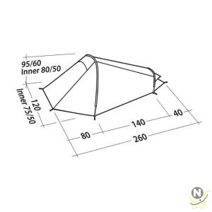 EASY CAMP TENT GEMINGA 100 COMPACT