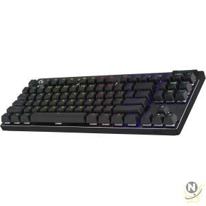 Logitech G PRO X TKL LIGHTSPEED Wireless Gaming Keyboard, Ultra-Portable Tenkeyless Design, LIGHTSYNC RGB, PBT keycaps, Tactile Switches (GX Brown), US INTL Layout - Black