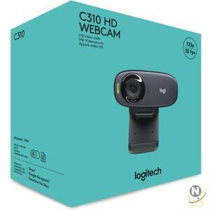 Logitech C310 Hd Webcam, Hd 720P/30Fps, Widescreen Hd Video Calling, Hd Light Correction, Noise-Reducing Mic, For Skype, Facetime, Hangouts, Webex, Pc/Mac/Laptop/Macbook/Tablet - Black