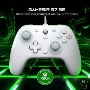 GameSir G7 SE Wired Controller for Xbox Series X|S, Xbox One & Windows 10/11, Plug and Play Gaming Gamepad with Hall Effect Joysticks/Hall Trigger, 3.5 mm Audio Jack