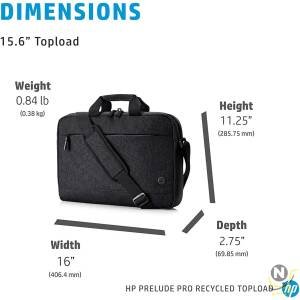HP Prelude Pro Carrying Case (Briefcase) for 15.6" Notebook - Black