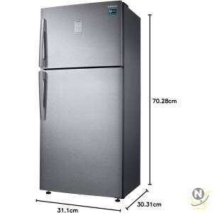 Samsung 720 Liters, Top Mount Refrigerator, RT72K6357SL/AE, Easy Clean Steel, Twin Cooling Plus, 20 Year Warranty on Digital Inverter Compressor Buy Online at Best Price in UAE - Nsmah
