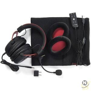 HyperX Cloud II Gaming Headset - 7.1 Surround Sound - Memory Foam Ear Pads - Durable Aluminum Frame, Wired