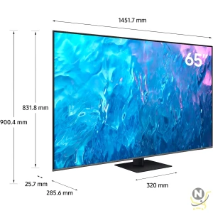 Samsung 65 Inch TV QLED Quantum Processor 4K Motion Enhancement HDR10+ - QA65Q70CAUXZN - 2023 Model - 1 Year Warranty (UAE Version)