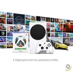 Xbox Series S – Starter Bundle + 3 Months of Game Pass Ultimate + 1 Year Manufacturer Warranty
