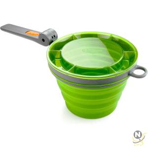 GSI Outdoors 79203 Folding Mug with Folding Handle, Green  Nsmah Kitchen