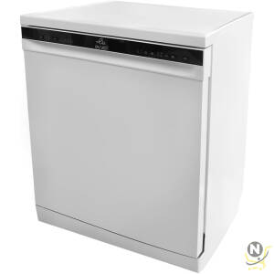 evvoli Free Standing Dishwasher 7 programs 15 place setting, 3 Rack Levels, High Energy Efficiency, Quiet, Silver Color