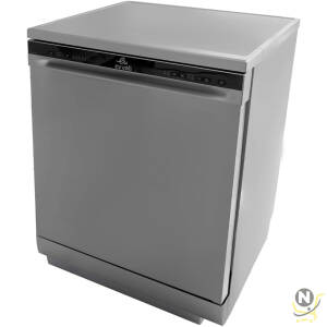 evvoli Free Standing Dishwasher 7 programs 14 place setting, 3 Rack Levels, High Energy Efficiency, Quiet, Silver Color