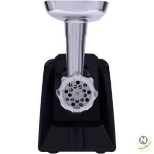 evvoli Meat Grinder, Meat Mincer & Sausage, Reverse Function, Stainlesss Steel Body, 1300W, Black & Silver, EVKA-MG1300B