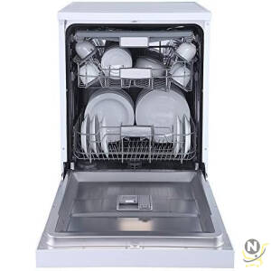 evvoli Free Standing Dishwasher 7 programs 14 place setting, 3 Rack Levels, High Energy Efficiency, Quiet, Silver Color