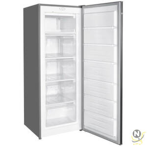 NOBEL Upright Freezer Silver 168 L NUF275SN RECESSED HANDLE SINGLE DOOR- DEFROST R600A Inside Condenser