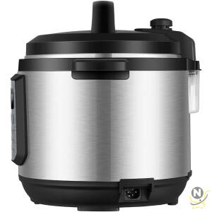 evvoli 12-in-1 Multi-Use Programmable Pressure Cooker Digital LED Display 8 L 1200 W EVKA-PC8012S Black/Silver