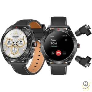 Haino Teko ST 5 Smart Watch With Built-In Speaker HD IPS AMOLED Display Waterproof Smartwatch App Control Heart Rate GPS Fitness Smartwatch With Wireless Charger And Watch Buds Full Touch Display