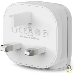 Belkin WCA003myWH Boost Charge USB-C Wall Charger Plug 20W for Apple ,  Google,  Oppo,  Samsung and Huawei Phones,  White