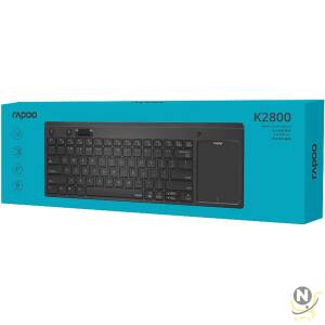 RAPOO K2800 KEYBOARD WITH TOUCHPAD WIRELESS BLACK AR